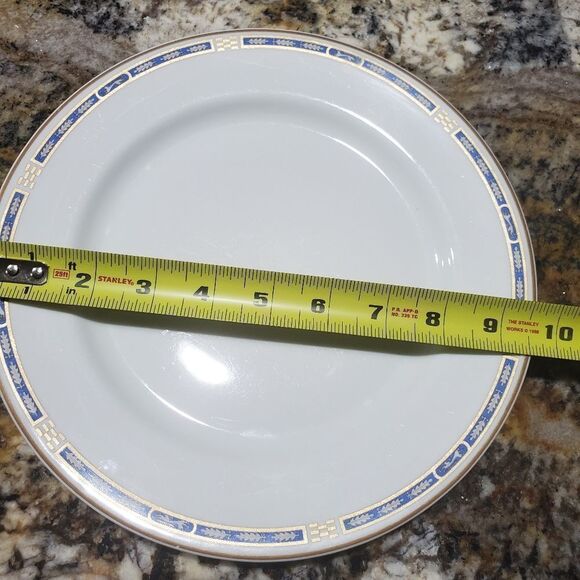 VINTAGE Syracuse Mistic Blue Dinner Plate - Picture 2 of 4